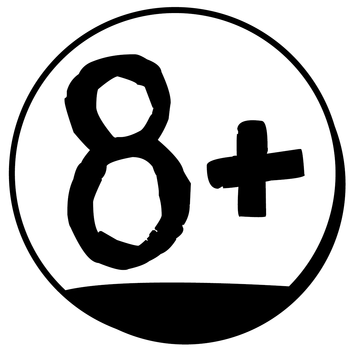8+